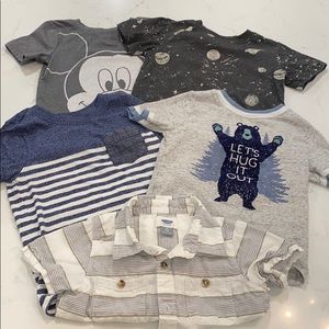 Bundle of 5 boys 2t tshirts